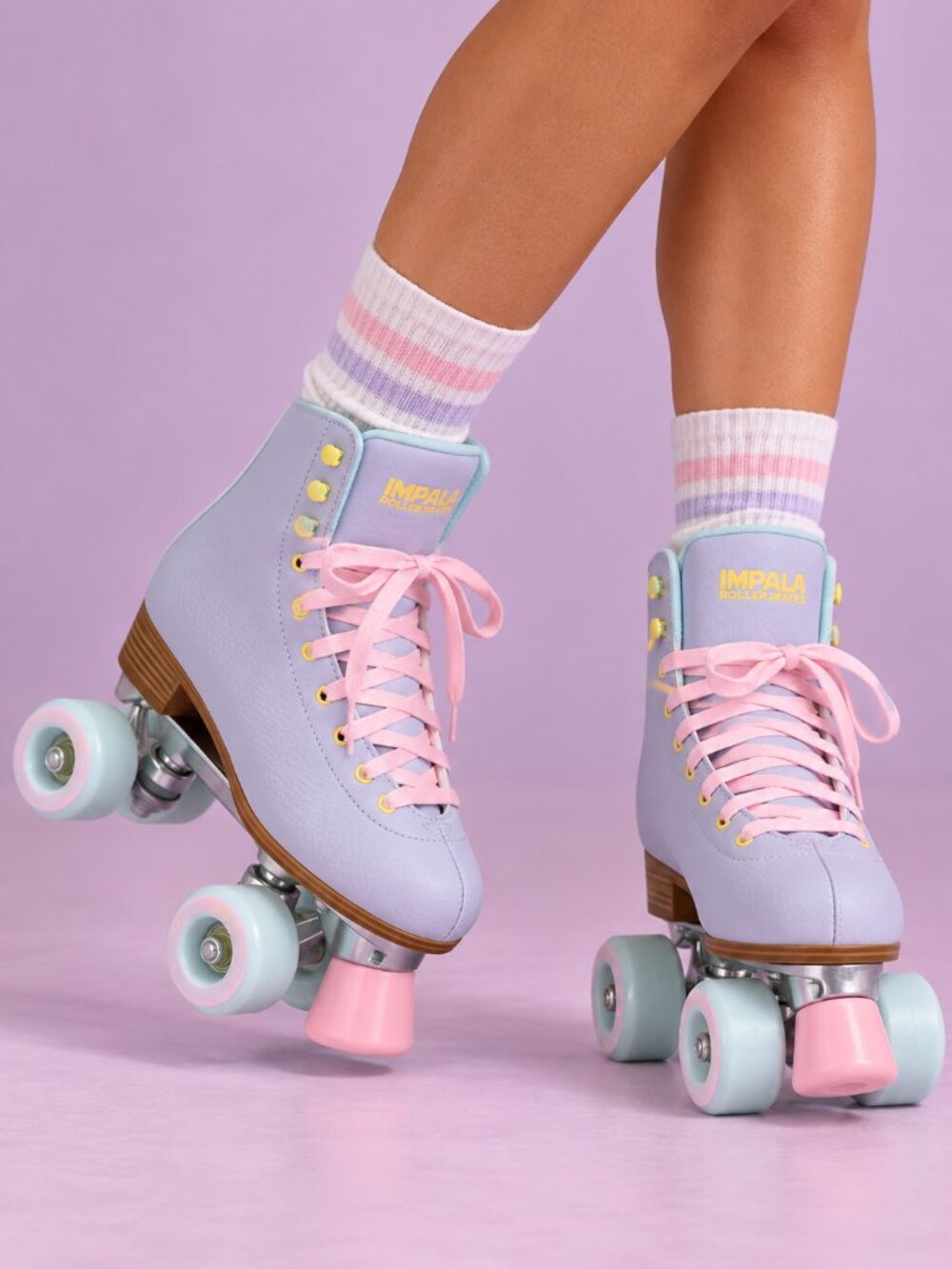 Impala Quad Roller Skates Periwinkle Women's Size 10 Retro High Top